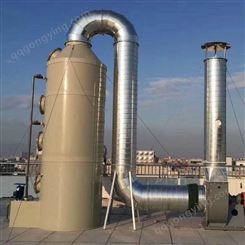 化工厂酸碱液体废气处理环保设备 酸雾净化器 pp材质喷淋洗涤净化塔