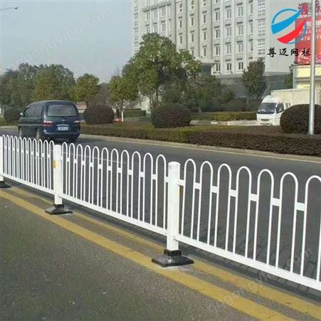 尊迈厂家现货京式护栏 马路交通M型护栏 公路道路人行道隔离栏 京式护栏