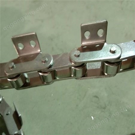 生厂加工 38.1不锈钢单侧弯板链条 大滚子非标链条 大节距链条