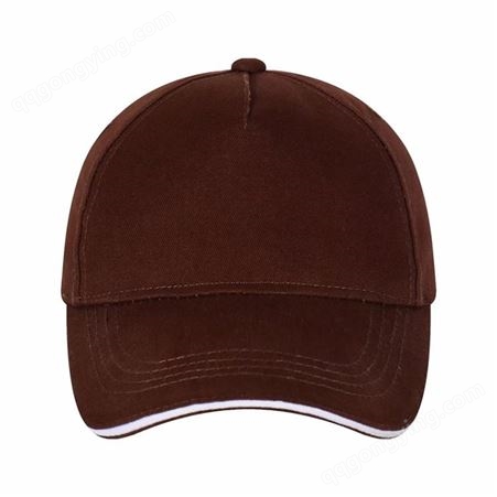 斜纹纯色帽全棉钢扣帽10色瀚正棒球帽志愿者帽子印字