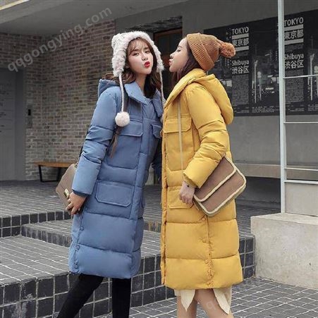 香港平谷冬季女装韩版羽绒服厂家几元走量服装货源短款羽绒棉服女韩版