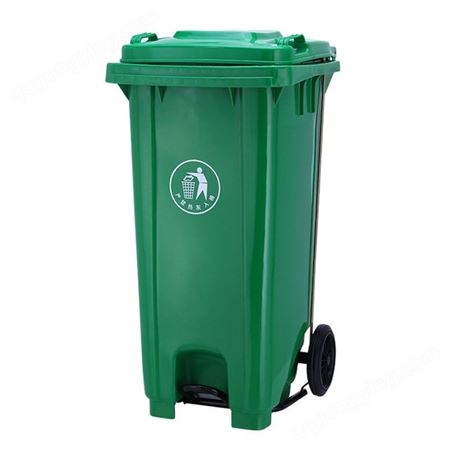 垃圾桶生产厂家 湖北金润东 挂车垃圾桶 120L 脚踏垃圾桶  加厚垃圾桶 质量好 可挂车垃圾桶 