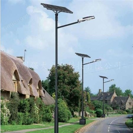 强大光电太阳能led道路灯 太阳能路灯杆批发定制