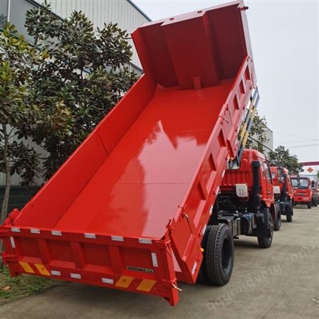 国六东风福瑞卡5米2平板自卸轻型货车  卡车之家5.2米自卸翻斗车