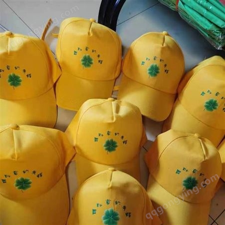 兰州广告帽订制帆布太阳帽斜纹布棒球帽志愿者帽子定做学生小黄帽订制