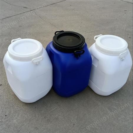 PE塑料桶出口 庆诺直销25KG广口塑料桶厂家 25升un码塑胶桶