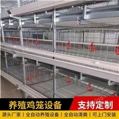 工厂直销大型种鸡笼加粗设备现代化养殖鸡笼