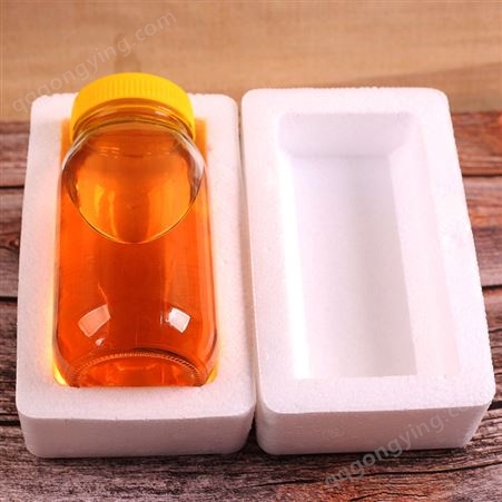 玻璃蜂蜜瓶圆形透明果酱密封储物罐酱菜辣酱蜂蜜包装罐