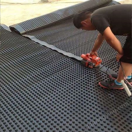 齐全赣州PVC排水板 屋顶种植车库顶板蓄排水板