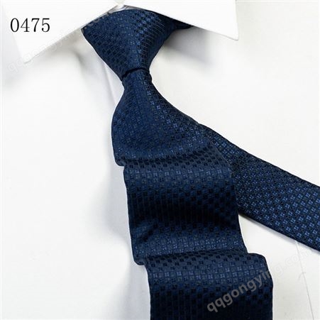 TONIVANI-509藏青色领带 涤沦丝商务 职业装男士领带批发