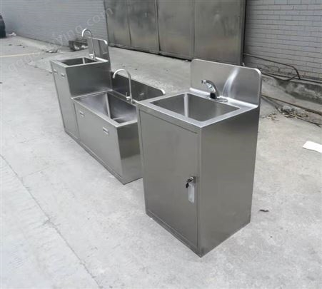 不锈钢家用厂区洁净车间食品厂单人感应洗手盆
