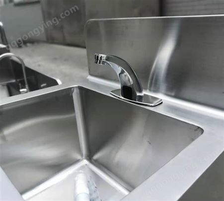 不锈钢家用厂区洁净车间食品厂单人感应洗手盆