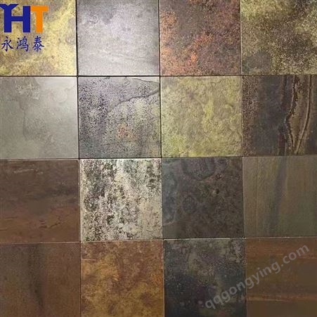 304不锈钢墙面装饰板材 彩色木纹色板选定 现货出售