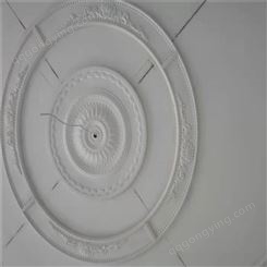 天花板石膏灯盘模具 造型优美 欧式灯盘效果好且易于脱模 龙宇石膏