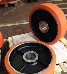 聚氨酯胶轮 输送设备配件 物流分拣线轮铁芯铝芯包胶轮