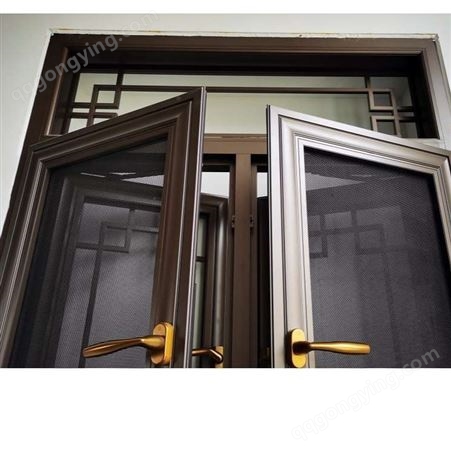 泰诺森系统门窗  108复古窗   钢纱一体平开窗
