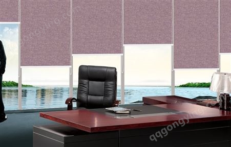 卷帘面料 涤纶遮光卷帘 涂层遮光帘 单位办公室窗帘