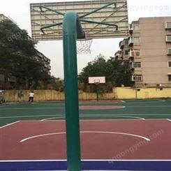 室外篮球场硅pu 篮球场地面材料 永兴 球场规格 可定制各型号