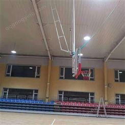 升降篮球架 悬顶式篮球架 鸿福 吊顶式折叠升降电动液压篮球 生产销售