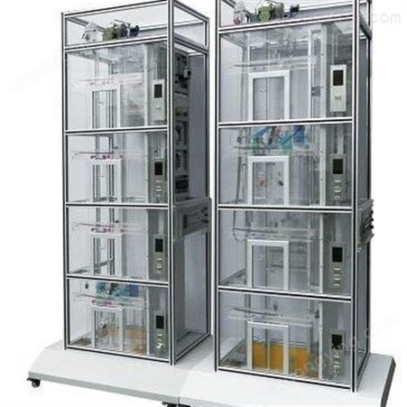 FCDT-1型四层透明仿真教学电梯模型 电梯模型 透明电梯实训模型 透明电梯仿真模型