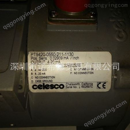 供应美国CELESCO线性位置传感器和旋转位置传感器