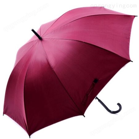 23寸10骨素色商务经典男仕自开收加大高档雨伞，广告伞定制