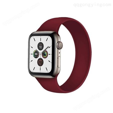 适用苹果硅胶表带iwatch运动表带 手表表带加工定制批发 伟业达智能穿戴厂家
